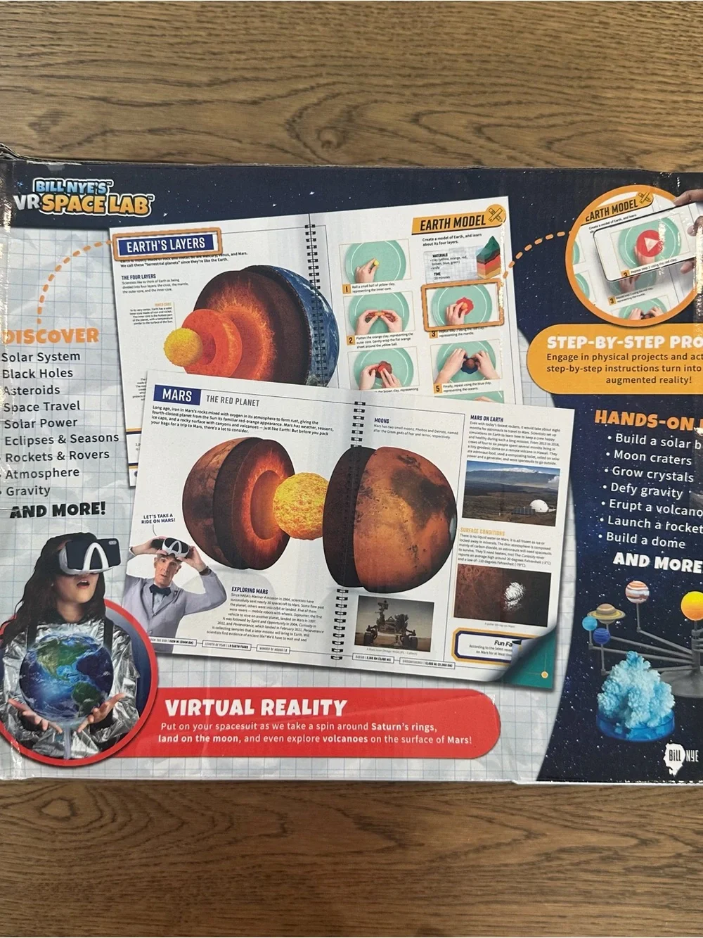 Bill Nye’s VR Space Lab Virtual Reality Science & Activity Set STEAM Kit